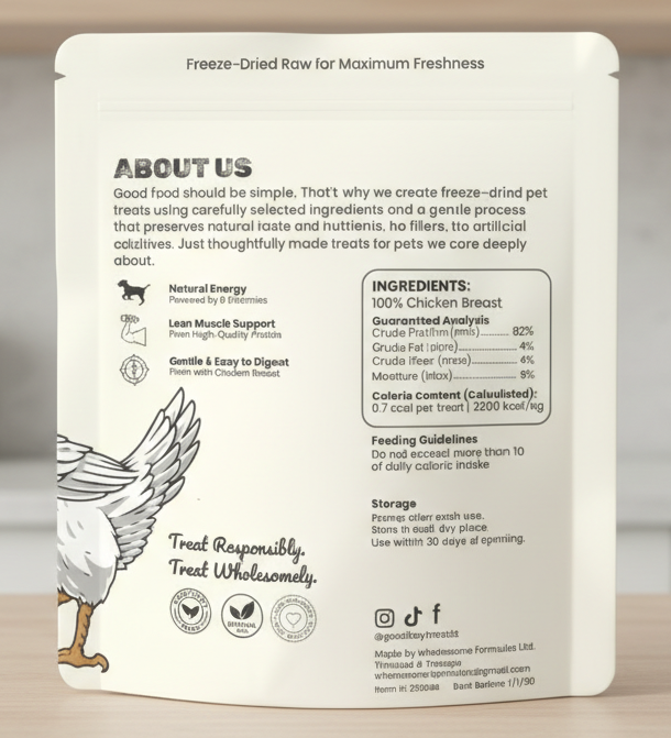 Freeze-Dried Chicken Breast