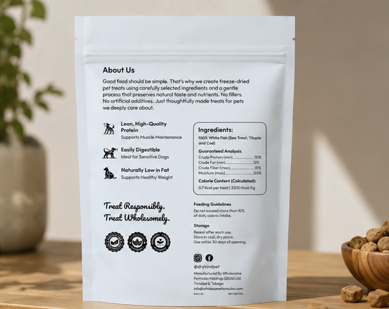 Freeze-Dried White Fish